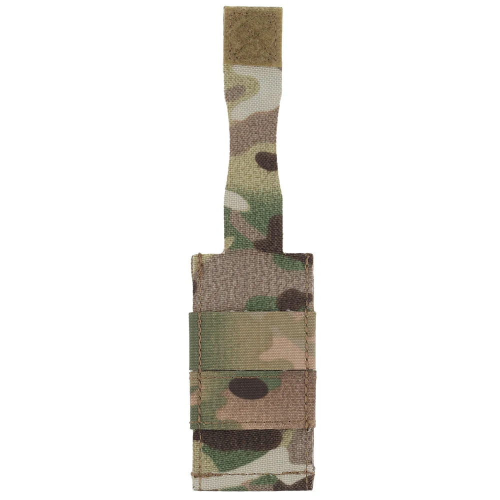Lightweight Elastic Pistol Single Magazine Pouch 9mm .40 .45ACP Airsoft Tactical Open Top Fast Mag Pouch Molle Hunting Belt Bag