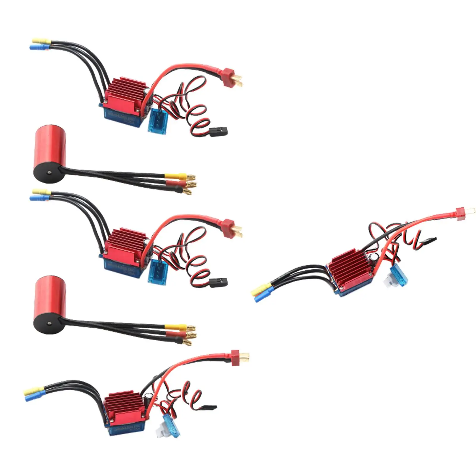 

4P бесщеточный двигатель и 35A бесщеточный ESC для 1/10 1/12 DIY модифицированные замены