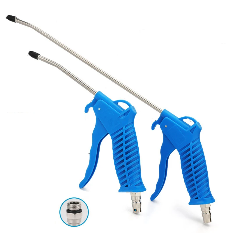 Pneumatic Blow Gun Air Blow Guns Pneumatic Dust Blowing Gun Air Pump Extended Nozzles High Pressure Dust Blowing Tool Duster Cleaning Tool