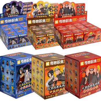 New Keeppley Original NARUTO Cartoon Anime Building Blocks Assembled Figure Uzumaki Shippuden Action Model Toys Children Gifts