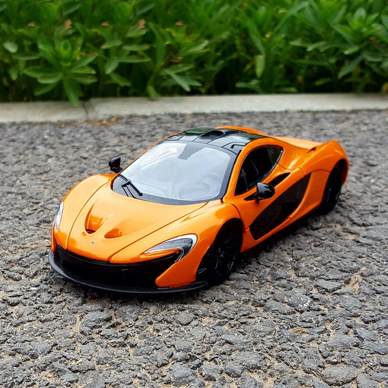 

Автомобиль McLaren P1 в масштабе 1:24, литой автомобиль из сплава, Игрушечная модель автомобиля, миниатюрная модель, детские подарки, коллекция игрушек