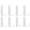 8 Sets Caulk Caps Caulking Sealant Tubes Empty Grouts Fillable Sealant Caulking Tubes DIY Extension Glass Glue Caulking Tube