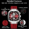 REWARD Casual Sport Quartz Man Watch Top Brand Luxury Red Watches Fashion Clock Man Silicone Strap 2