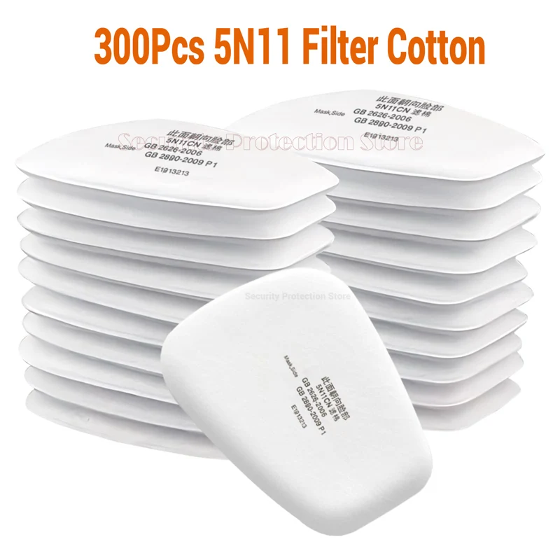 60 Pièces Filtres 5N11 Rechange Coton Pour Masques 3M 6000/6200/7502 - Lot Économique