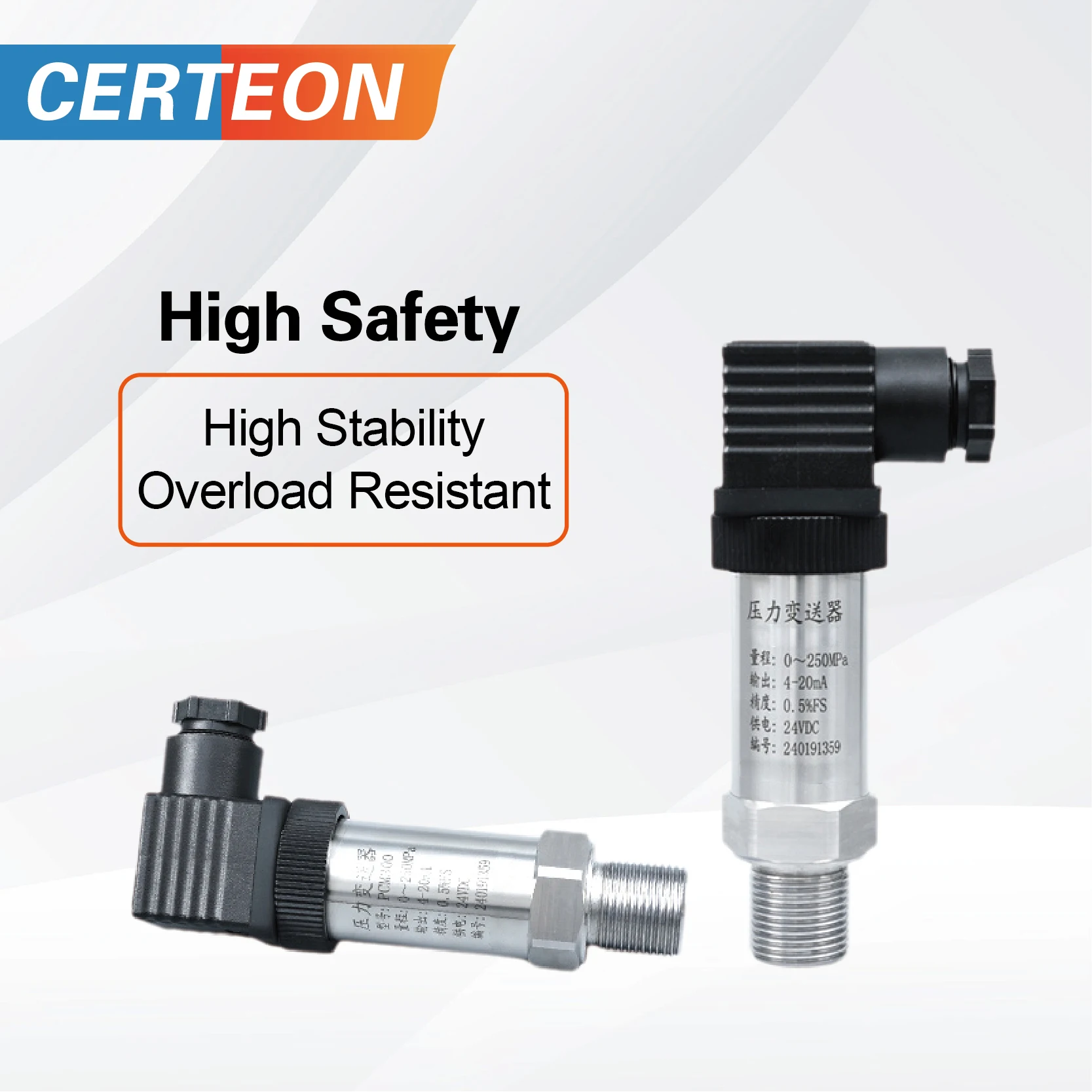 Pressure Sensor Transmitter 4-20mA 24VDC Hydraulic Industrial Oil Stainless Steel sensor module,pressure sensor module