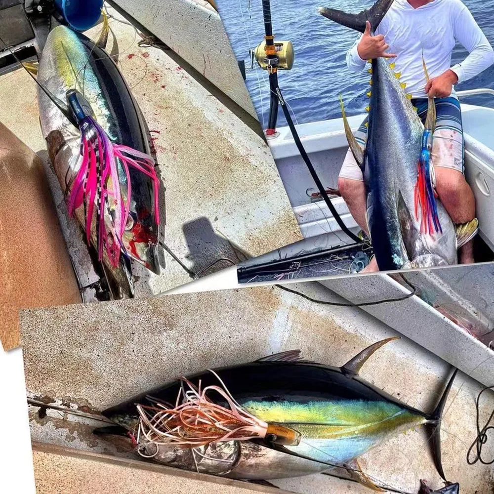 Mahi Lure 32cm 295g Octopus Skirts Trolling Lures Saltwater Big