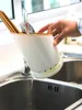 Kitchen Chopstick Storage Rack - Plastic With Drainage Board Cutlery Storage Container - Knife Spoon Fork Container Saves Space 3