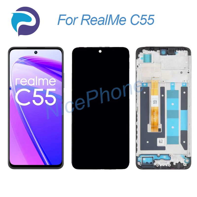 

ЖК-экран для RealMe C55 + сенсорный дигитайзер 2400*1080 RMX3710 для RealMe C55 ЖК-экран дисплей