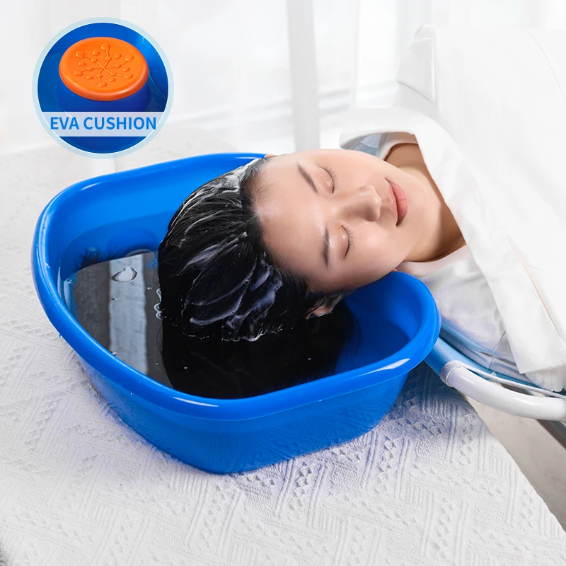 Portable Shampoo Sink At Home Hairdressing Shampoo Bed Hairdresser Basin The Elderly Pregnant Woman Nursing Tools