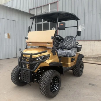 China Factory Sales Solar Panels Electric Golf Buggy 4 6 Seater off-Road Golf Cart Street Legal Golf Hunting Cart​s