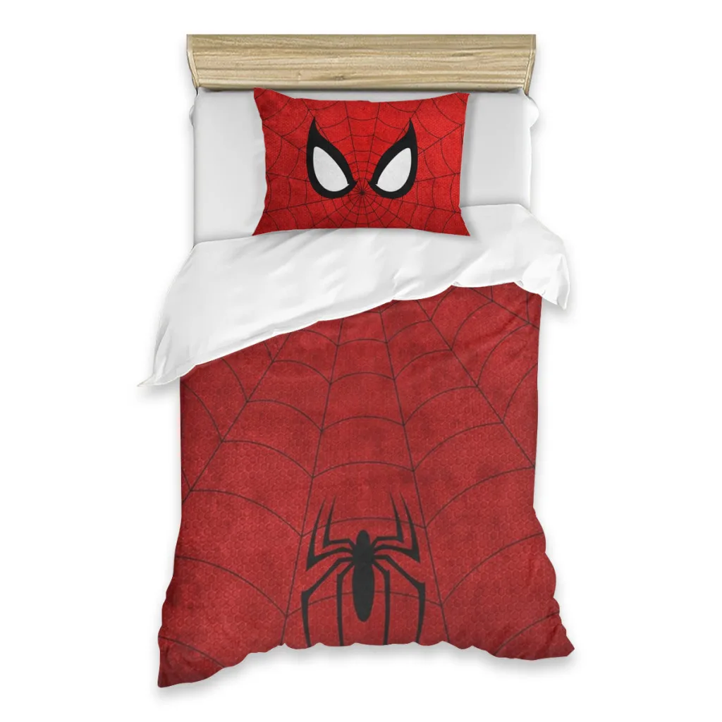 Marvel SpiderMan Bed Sheets Set Comforter Quilt Cover Duvets