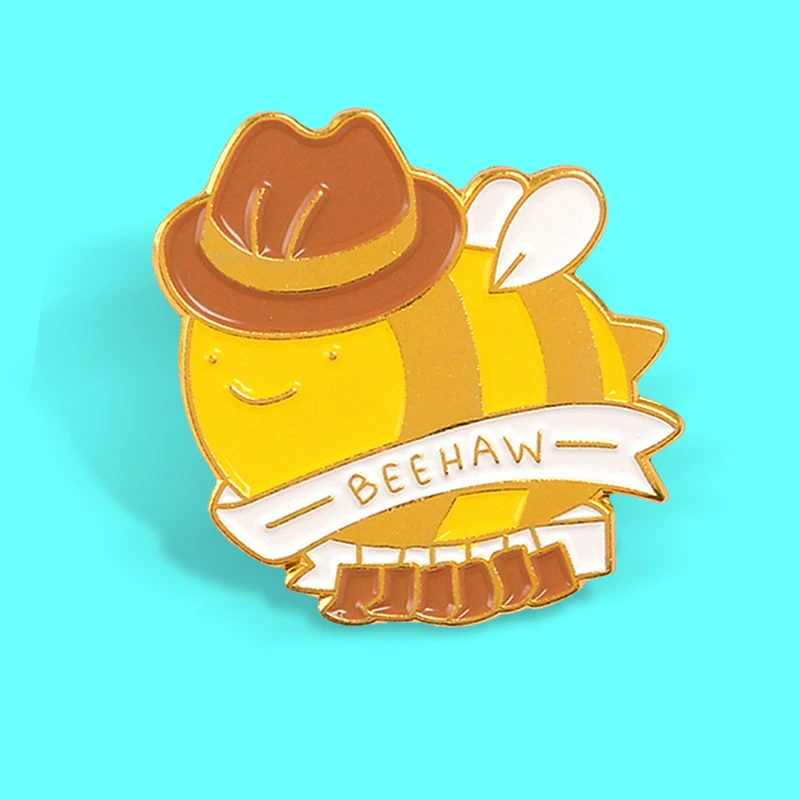 

Enamel Pins Brooches Fat BEEHAW Brooches for Shirt Lapel Bag Badge Jewelry Gift for Women Kids Friends Broche brosch Cute Mr BEE