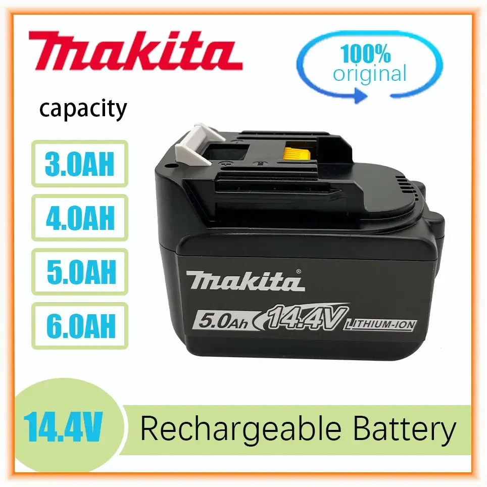 

Makita LED indicator rechargeable battery for BL1430 BL1415 BL1440 196875-4 194558-0 195444-8 3.0AH 4.0Ah 5.0AH 6.0Ah 14.4V