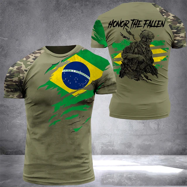 Camiseta de camuflaje para hombre, camisa militar del ejército, informal,  fresca - AliExpress