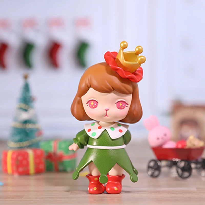 thumbnail image 1 of POP MART Bunny Christmas Series Blind Box Collection Cute Action Desktop Decoration Kawaii Toy Doll Give Friends Christmas Gifts, 1 of 5