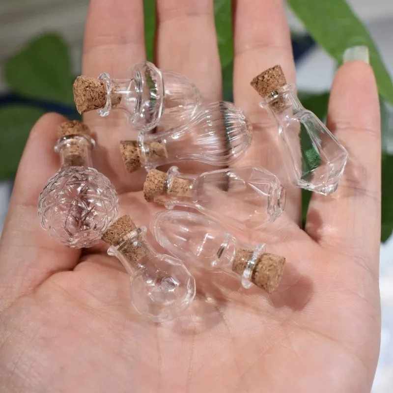 Mini Glass Wishing Bottles 5
