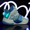 High-top Basketball Shoes Men's 2024 New Thick-soled Height-enhancing Youth Student Sports Shoes Breathable and Non-slip 6
