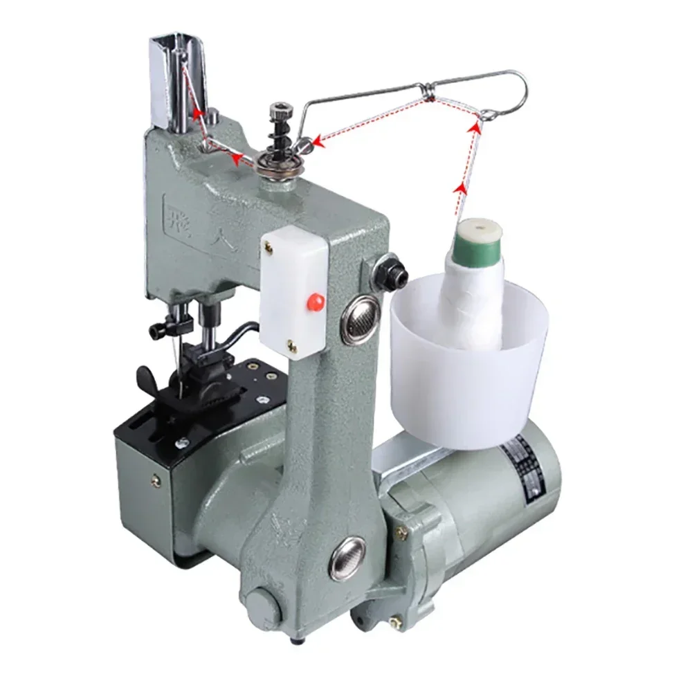 220V Portable Electric Sewing Machine Home Woven Bag Sealing Rice Bag Packing Machine 130W 12000RPM GK9-2