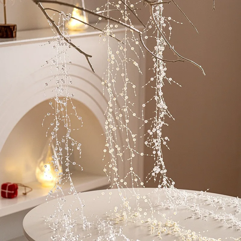 

Новый стиль, рождественские украшения «сделай сам», лампа, аксессуары для свадебной вечеринки, реквизит для расположения сцены, Декор, круглая бусина, веревка, подвеска