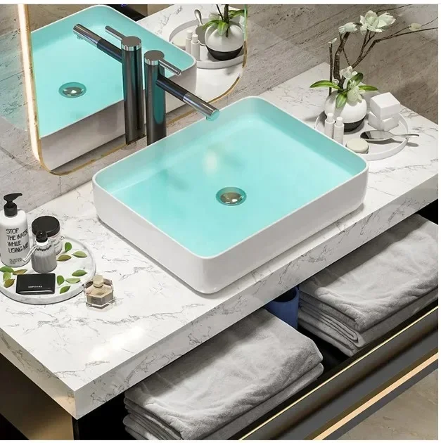 customizable ceramic single and double sinks, various colors and materials available, size range 36, 48, 72inch, price=size