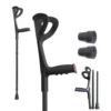 Forearm Canes Lightweight Arm Crutch Adjustable Ergonomic Comfortable on Wrist Non Skid Rubber Tips 1