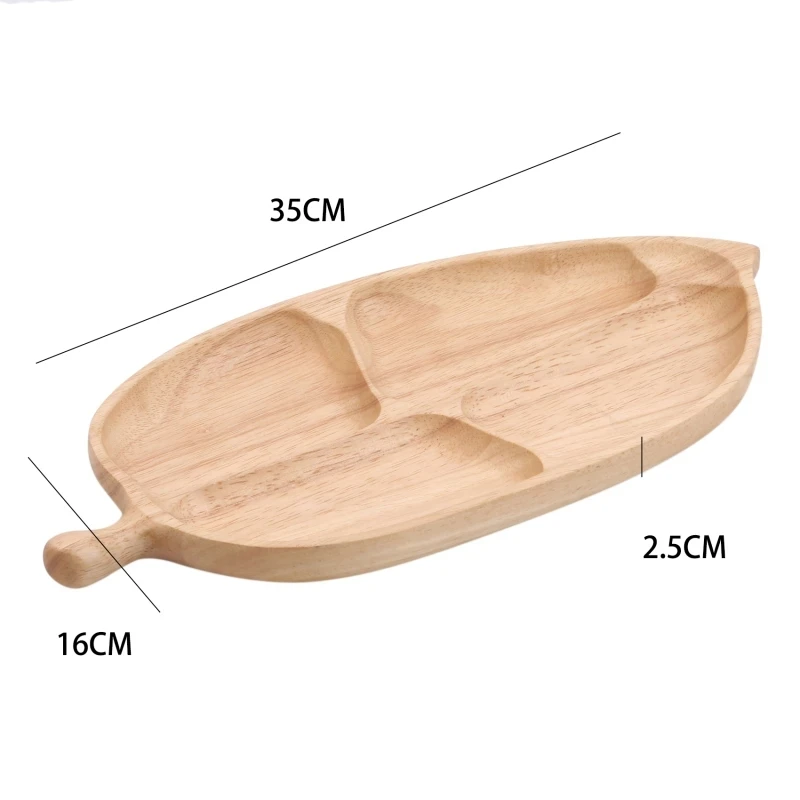 Whole Acacia Wood Decorate The Tea Tray Dinner Fruit Dishes Dried Fruit Saucer Sundries Plate Afternoon Tea Tableware Set