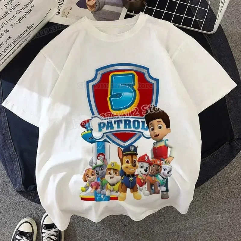 Ropa Camisetas Estampadas Paw Patrol Ropa Patrulla Canina Niño Paw