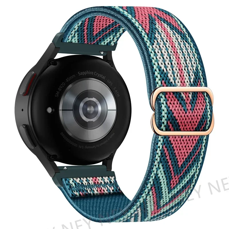 Bohemian Elastic Shiny Watch Strap, 20mm/22mm Bracelet Band