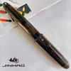 1 PCS JINHAO 9019 Screw off Cap Transparent Black Business Writing Calligraphy Pen with Big Converter 5