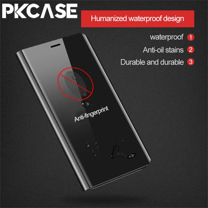 Sleek Mirror Flip Phone Case with Enhanced Protection