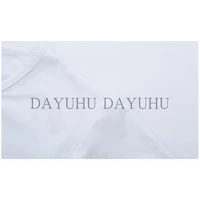 T-shirt à manches courtes et col rond pour femme, haut décontracté, imprimé lettre Milano, vêtements à la mode, printemps et été 3