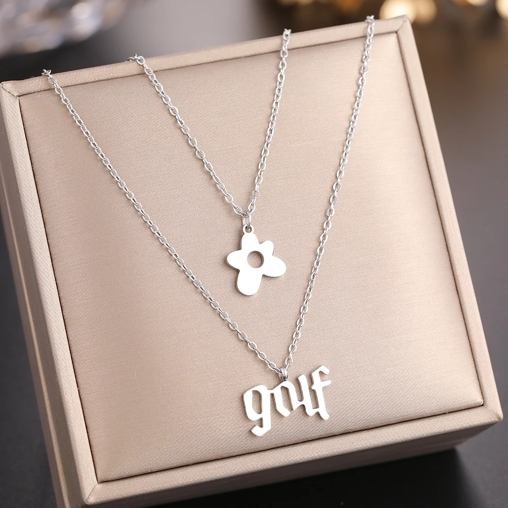 golf wang flower necklace ネックレス Golf Wang Gold Flower