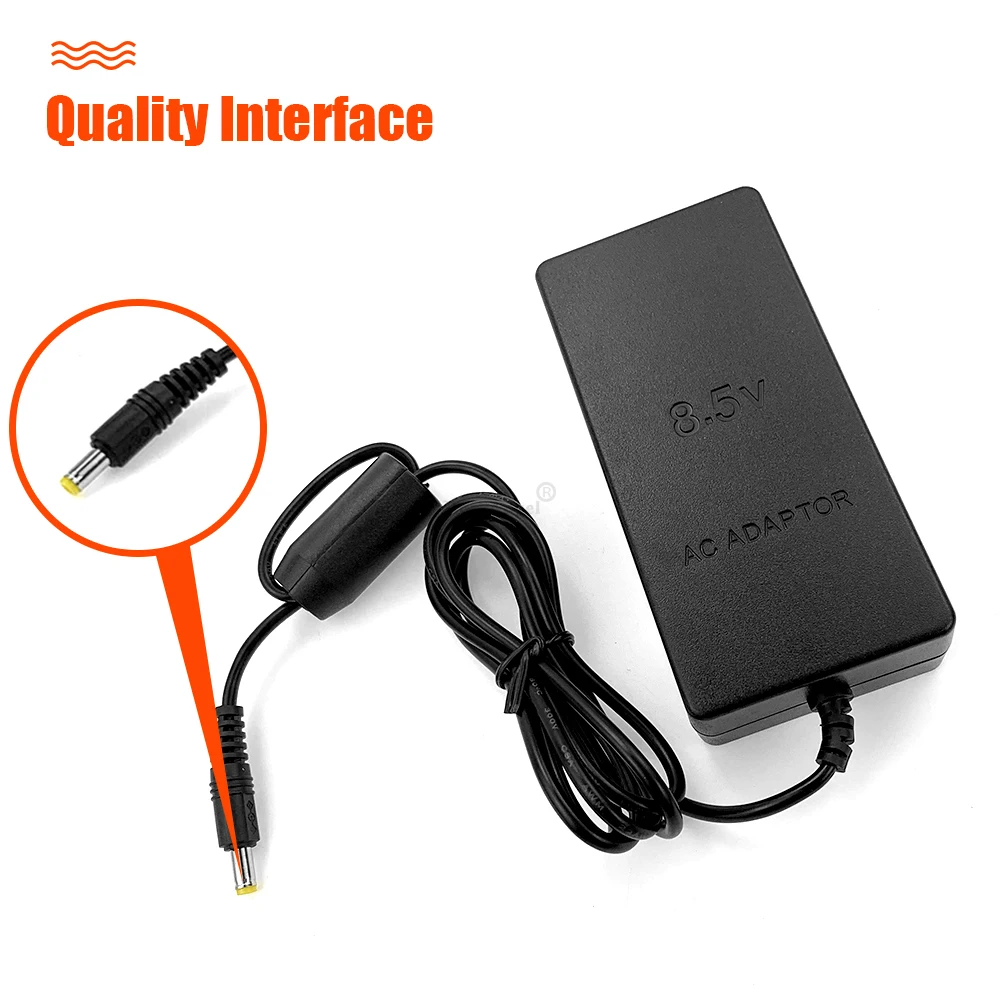 Charger Type C Power Adapter Switching Power Supply Power Supply Game Console Power Adapter Power Adapter AC 100~240V Adapter Power Supply Charger Cord DC 8.5V 5.6A Adaptor For Sony Playstation PS2 Slim 70000 Series