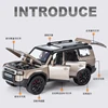 1:32 Toyota Land Cruiser Prado SUV 2024 Alloy Die Cast Toy Car Model Sound and Light Children's Toy Collectibles Birthday gift 2