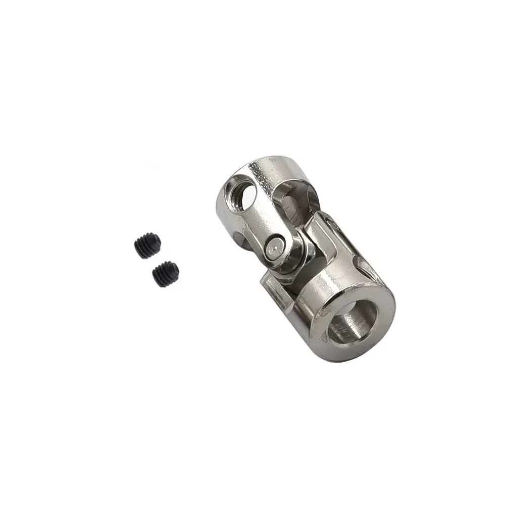 Neue Metall Kardangelenk 2,3/3/4/5/6/8/10/12mm Universal Motor Stecker mehrere Größe Silber Welle Koppler für RC Auto Boot – Detail 3
