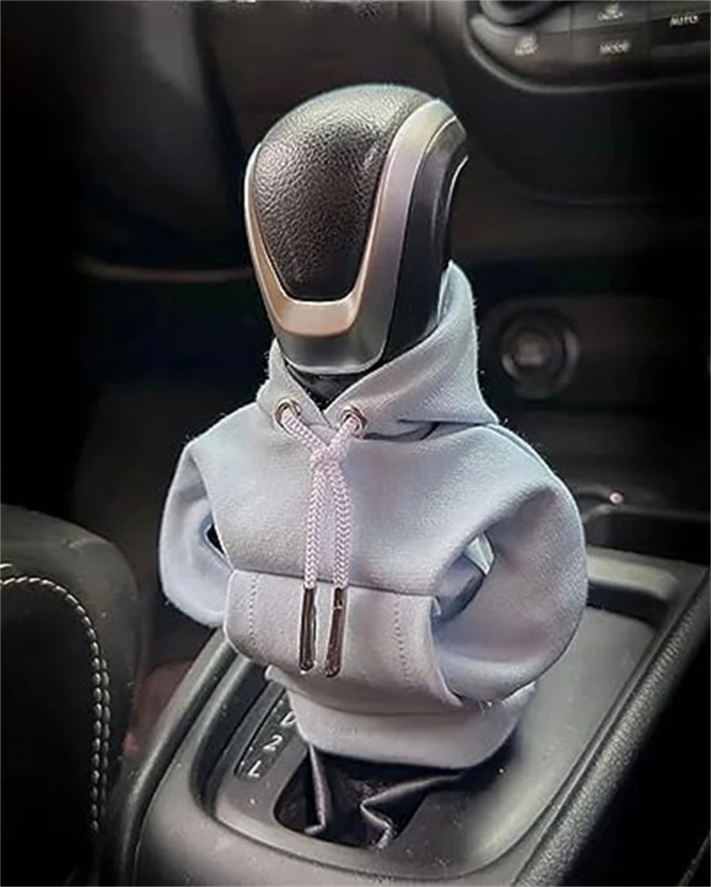 EHOTER Auto Schaltknauf Hoodie Shifter Überzug Kreative Gangschaltung  Schalthebel Hoodie Abdeckung Universal Staubdicht Schutz Sweatshirt  Schaltknauf