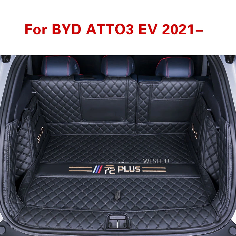 Car Trunk Mats For Byd Atto3 Yuan Plus Ev 2021 2022 2023 Trunk