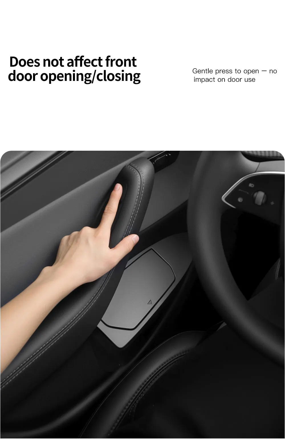 For Tesla Model 3 Y Highland Juniper ABS Car Door Trash Can Storage Box Waterpr