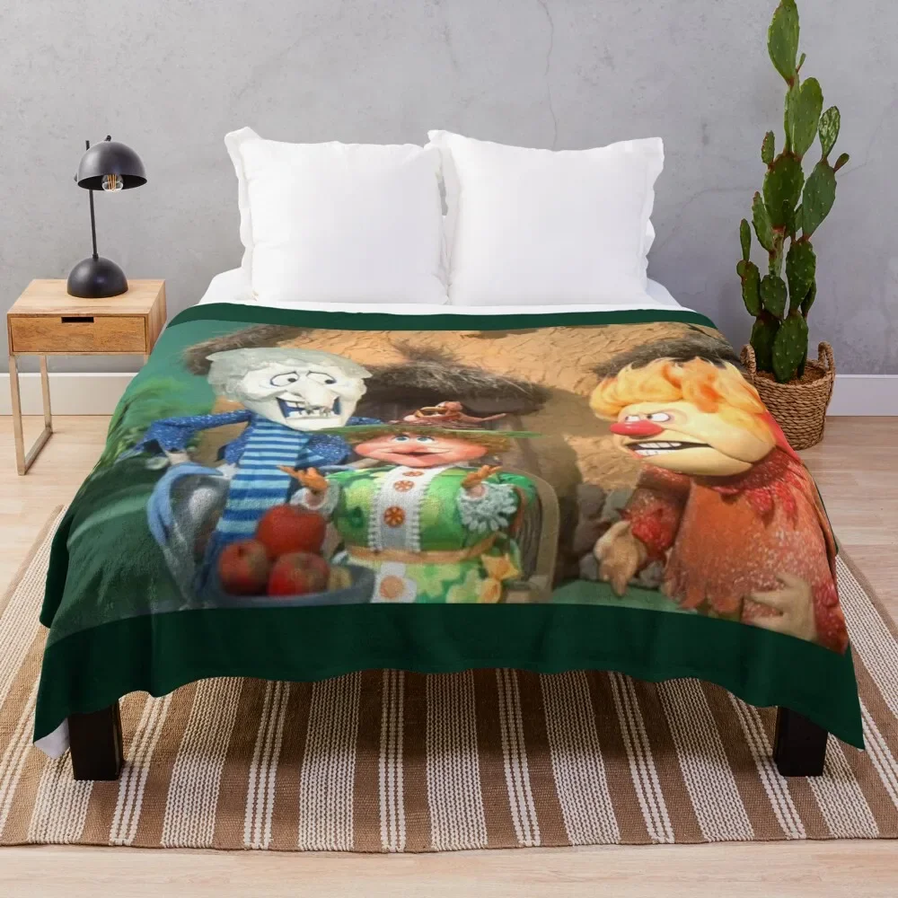 

Miser Brothers and Mother Nature Throw Blanket Furrys Cute Plaid bed plaid Blankets