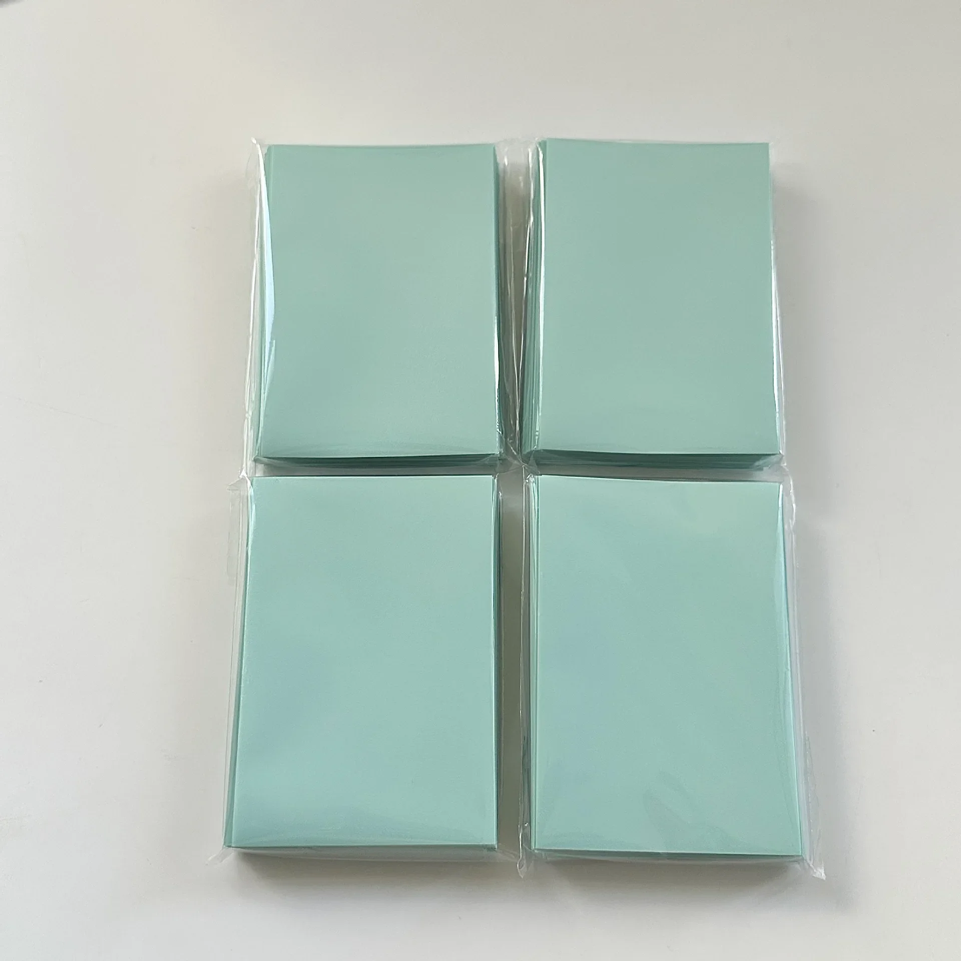 50pcs Kpop Card Sleeves 61x91mm Macaron Color Holder For Postcards Top Load Film Photocard Game Cards Protector