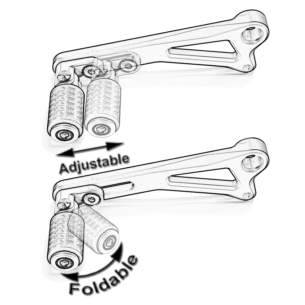 Für PAN AMERICA 1250 1250S 1250 S 2021-2024 Aluminium Verstellbarer Klappbarer Gangschaltpedalhebel Motorrad Pan America – Detail 5