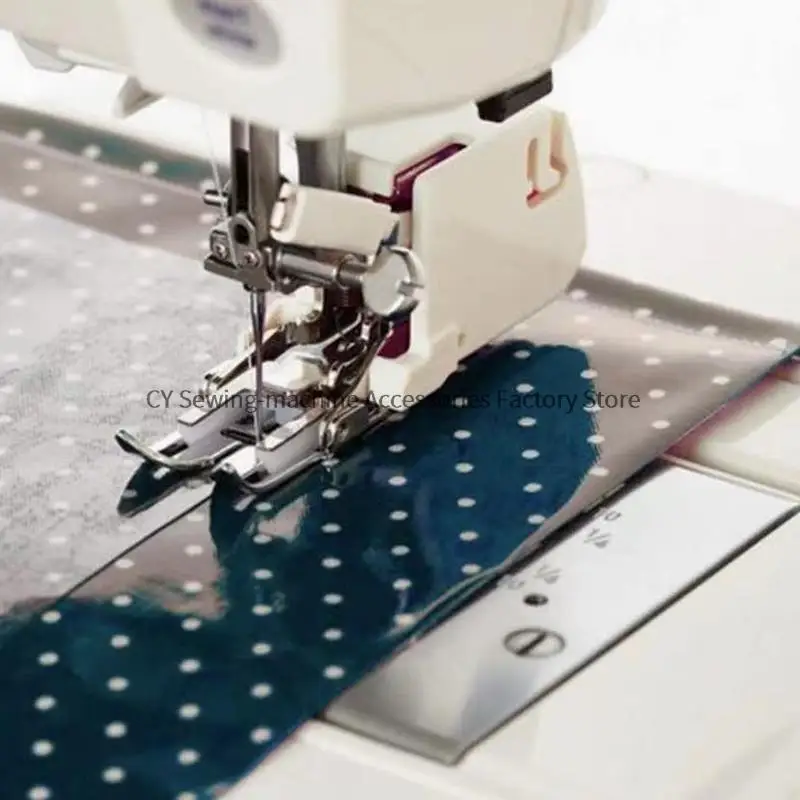 P60444 Even Feed Walking Foot with Quilt Guide, Low Shank Household