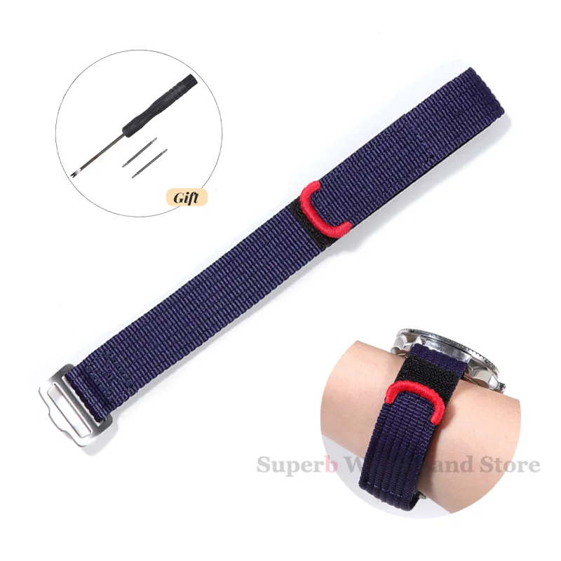 Classic Military Sport Nylon Watch Strap - Premium Canvas Wristband