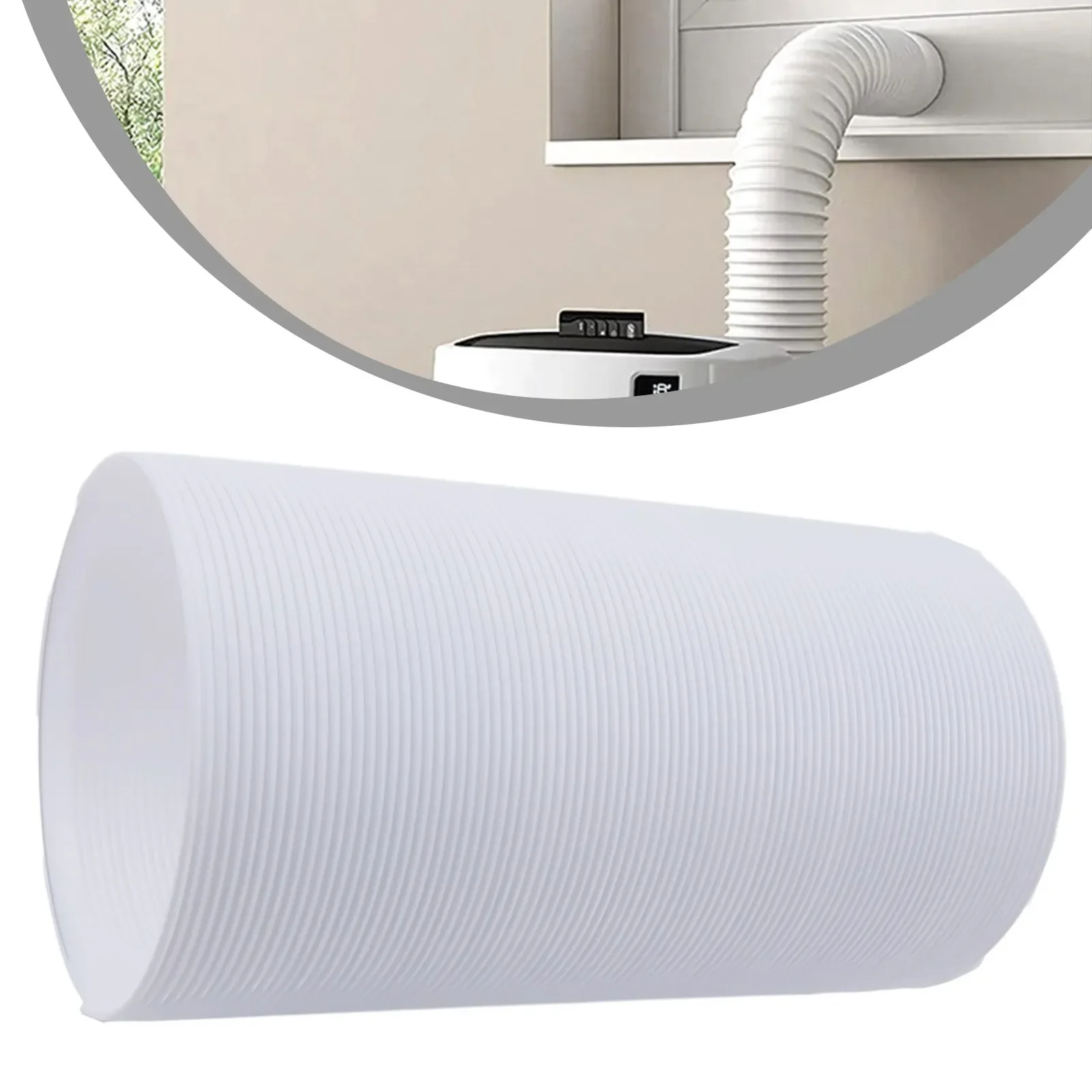 

NEW 150CM/200CM Flexible Air Conditioner Exhaust Pipe Vent Hose Duct Outlet High Quality Air Conditioner Outlet Conditioner