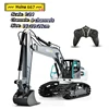Huina 667 1:24 Alloy 9Ch Remote-Controlled Crawler Excavator Dump Truck Construction Card Excavation Children's Toys 1