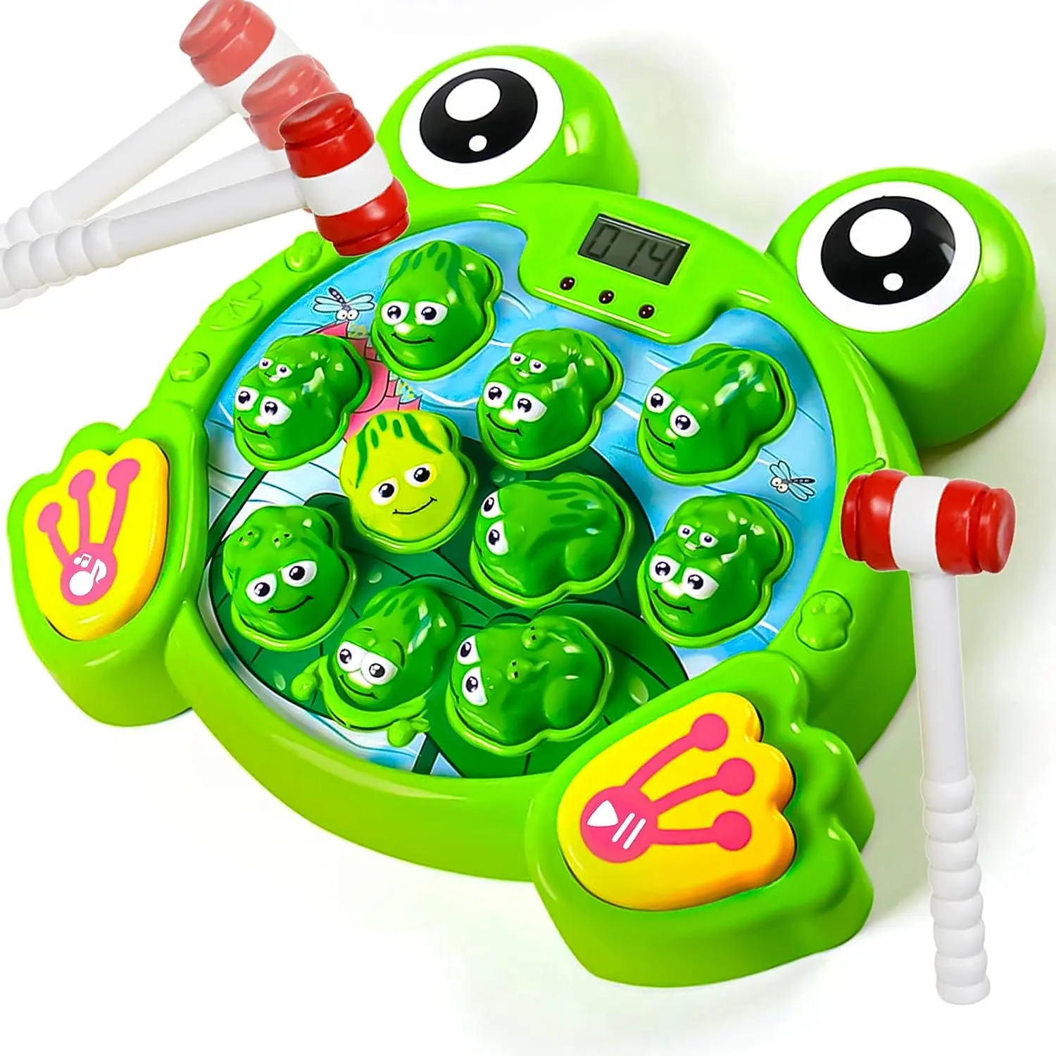 

2023 Kids Interactive Whack A Frog Game Toys Learning Active Early Developmental Toy for Boys Girls Christmas Gift