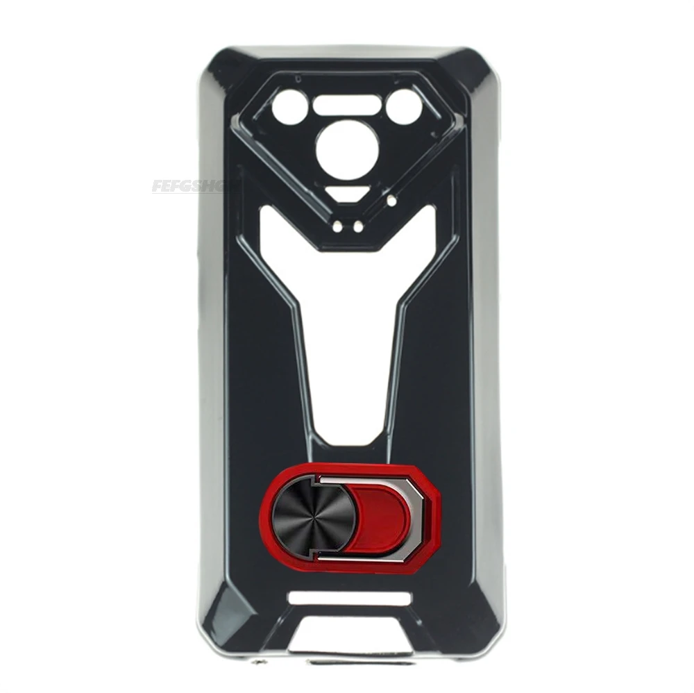 Durable Soft TPU Silicone Case with 360° Finger Ring and Built-In Bracket