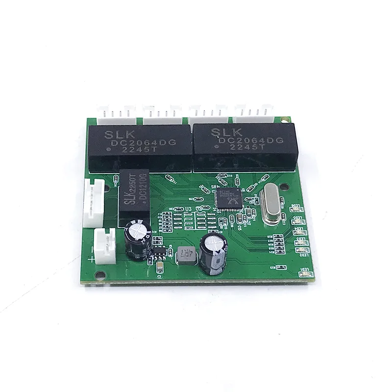 고속 스위치 미니 이더넷 TAP 스위치, 네트워크 스위치 허브 PCB 모듈 보드, 시스템 통합 모듈용, 5 포트, 10 mbps, 100mbps