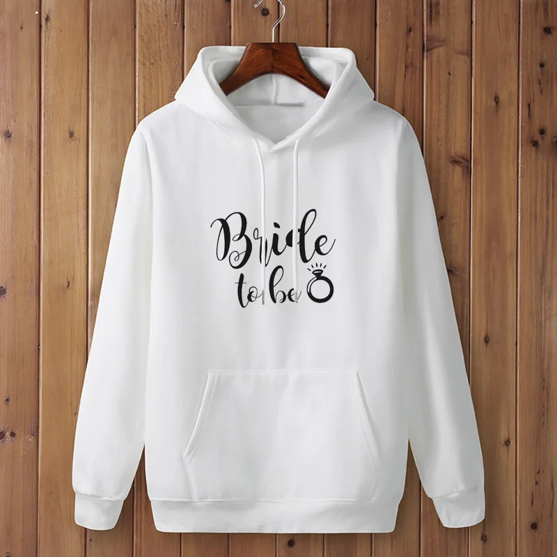 

Lovely Bride to be bride squad hoodies romantic gift for her women fashion beautiful hoodies Bridesmaid hoodies