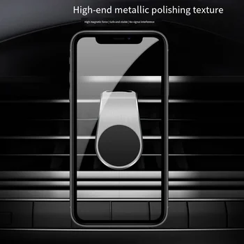 Supporto universale magnetico per telefono da auto, supporto per cellulare con clip per presa d'aria, supporto magnetico per telefono GPS compatibile con iPhone, Samsu